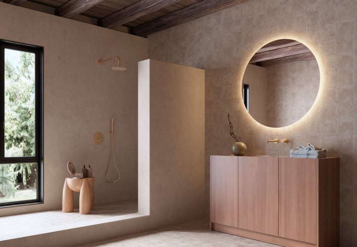 Espejo de baño con luz LED Ledimex Oporto Ambiente 9