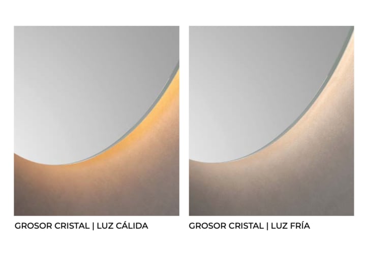 Espejo de baño con luz LED Ledimex Oporto Detalle 5