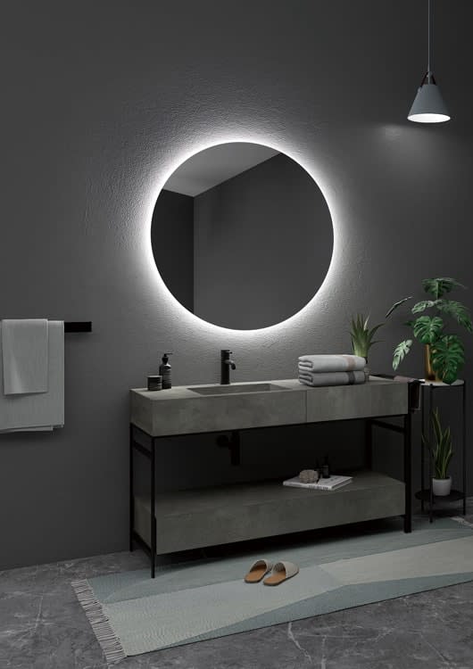 Espejo de baño con luz LED Ledimex Oporto Ambiente 8