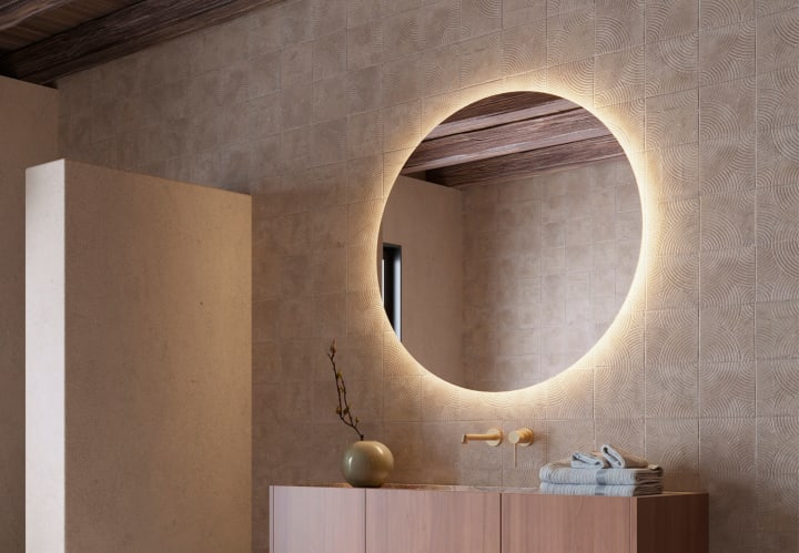 Espejo de baño con luz LED Ledimex Oporto Principal 1