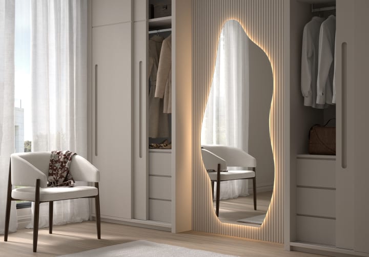 Espejo de baño con luz LED Bruntec Nature Ambiente 6