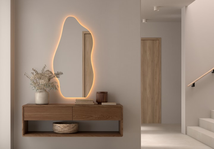 Espejo de baño con luz LED Bruntec Nature Ambiente 8