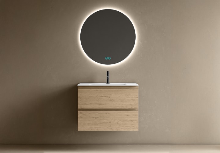 Conjunto mueble de baño fondo reducido 39 cm Bruntec Roma Principal 3