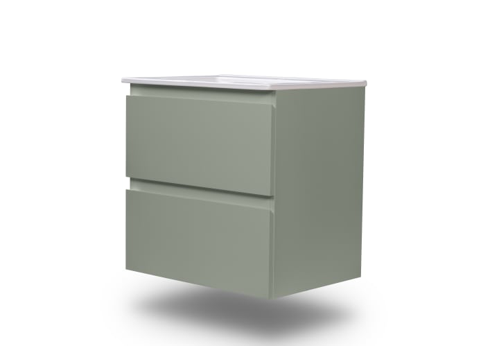Conjunto de mueble de baño pequeño Bruntec Nivo 2 cajones suspendido Principal 4