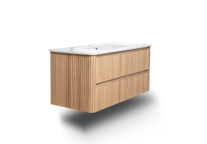Conjunto de mueble de baño con lavabo encastrado Bruntec Baviera Principal 1