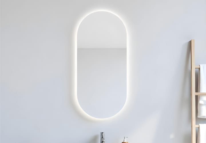 Espejo de baño con luz LED Bruntec Delta Ambiente 3