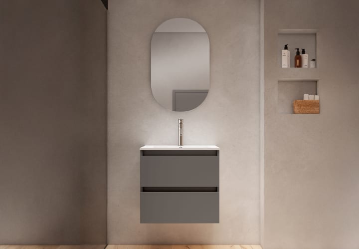 Conjunto mueble de baño fondo reducido 40 cm Viso Nido Principal 2
