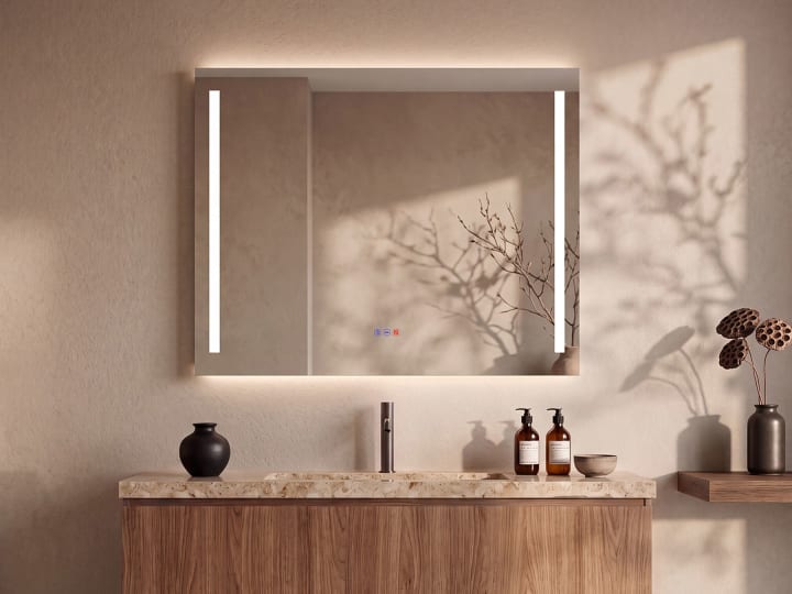 Espejo de baño con luz LED Bruntec Katrina Principal 1