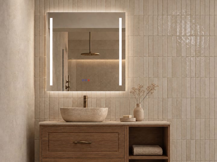 Espejo de baño con luz LED Bruntec Katrina Principal 3