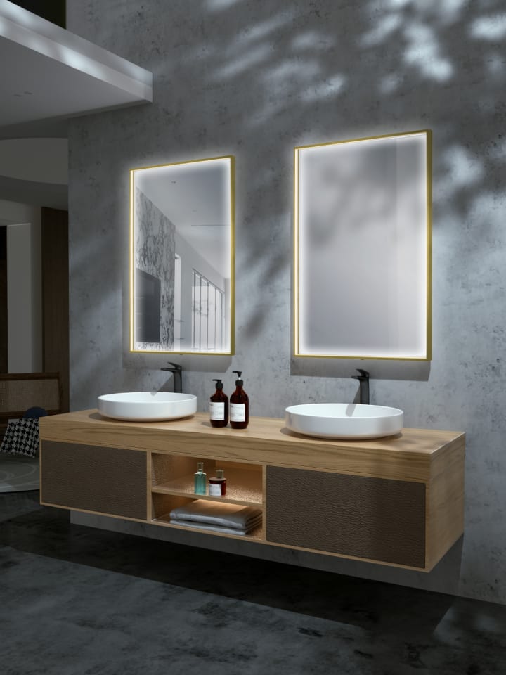 Espejo de baño con luz LED Ledimex Ability Ambiente 6