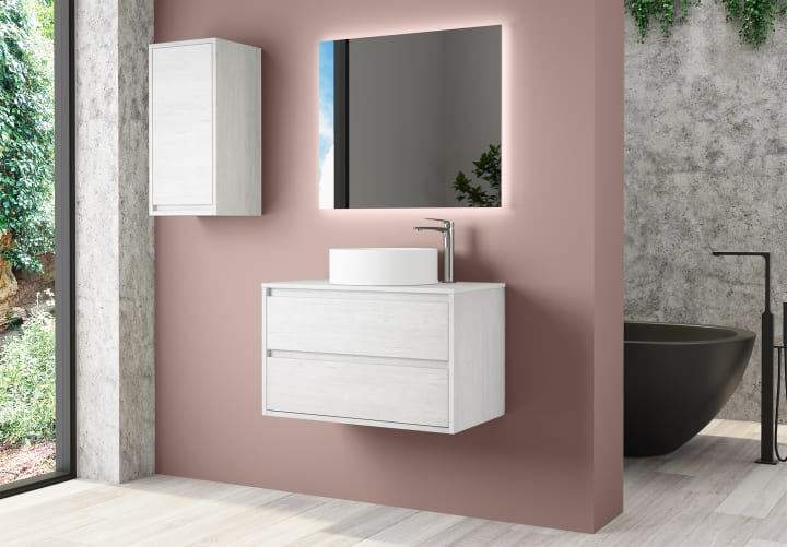 Mueble de baño con encimera de Solid Surface Bruntec Boston Principal 1