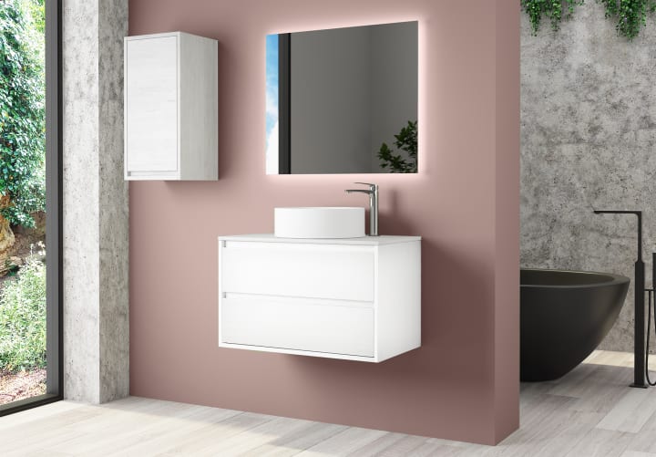 Mueble de baño con encimera de Solid Surface Bruntec Boston Principal 4