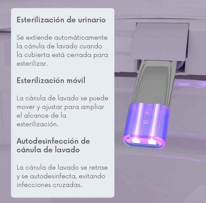Inodoro japonés inteligente Nashi Ovian Plus opción 11