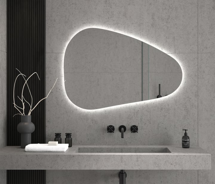 Espejo irregular con luz LED de Eurobath, Arequipa Principal 3