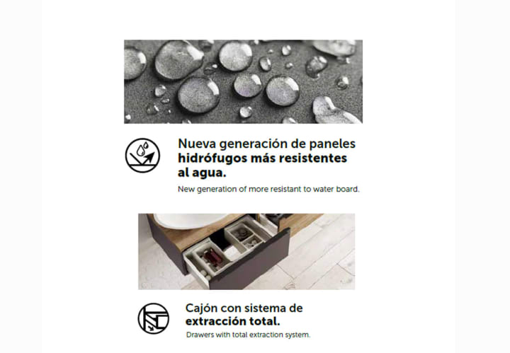 Mueble de baño Coycama Landes opción 11