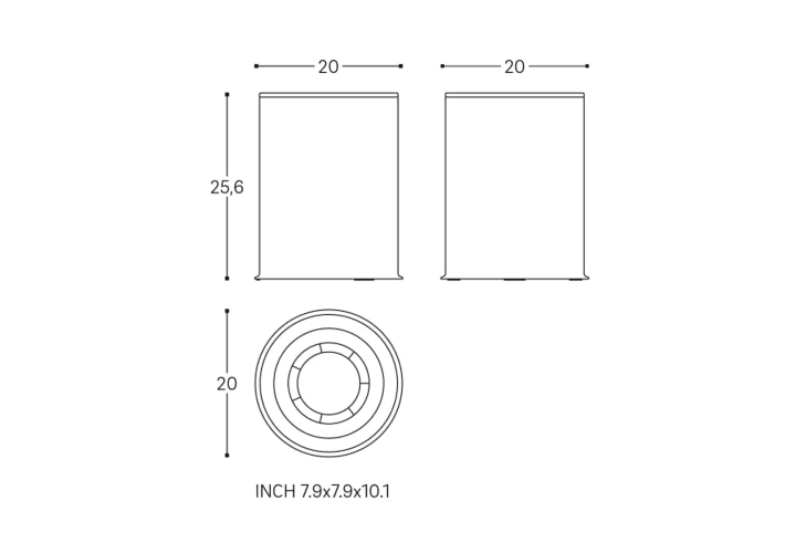 Papelera de baño Cosmic Architect S+ Croquis 11
