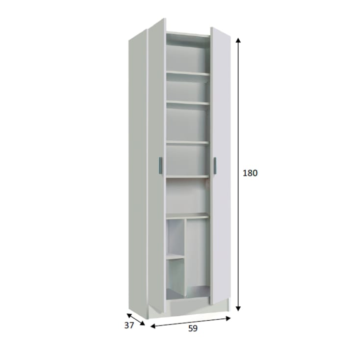 Armario multiusos de baño Bruntec USE Croquis 8