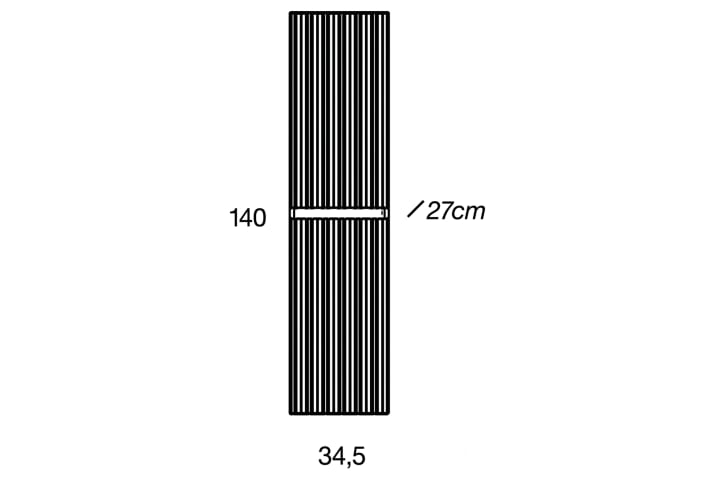 Columna de baño Viso Bari Croquis 13