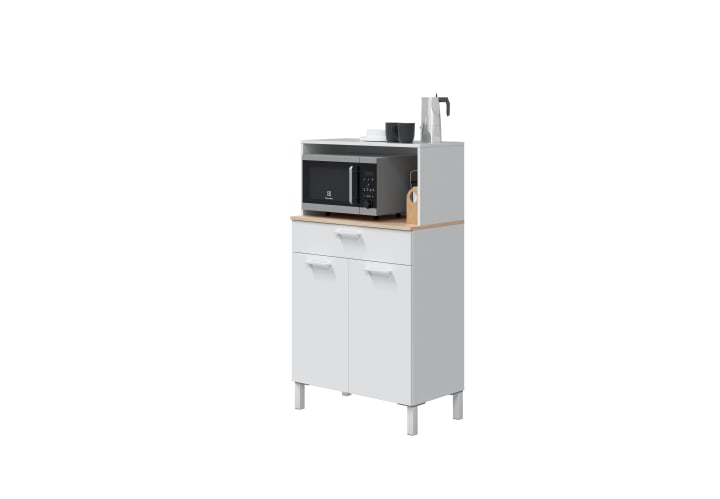 Auxiliar de cocina con encimera roble canadian Bruntec Fast Detalle 2