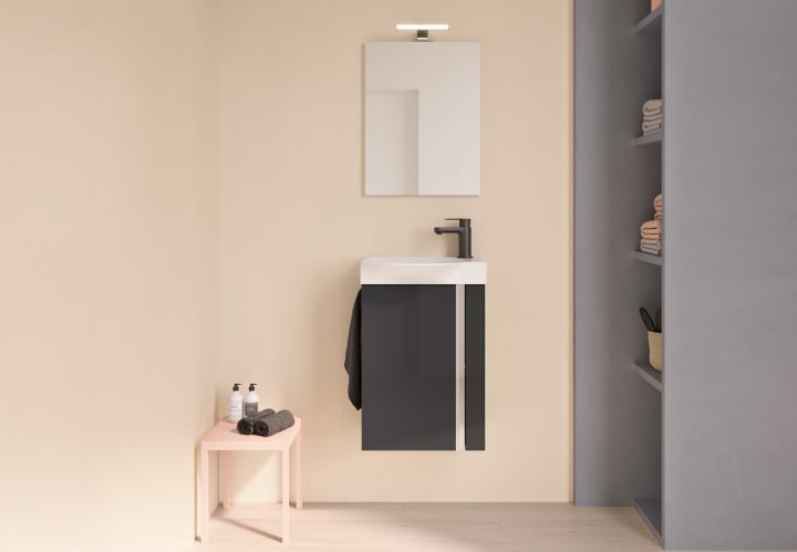 Conjunto completo mueble de baño fondo reducido 34 cm Royo Elegance Principal 1