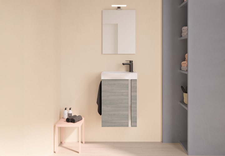 Conjunto completo mueble de baño fondo reducido 34 cm Royo Elegance Principal 4