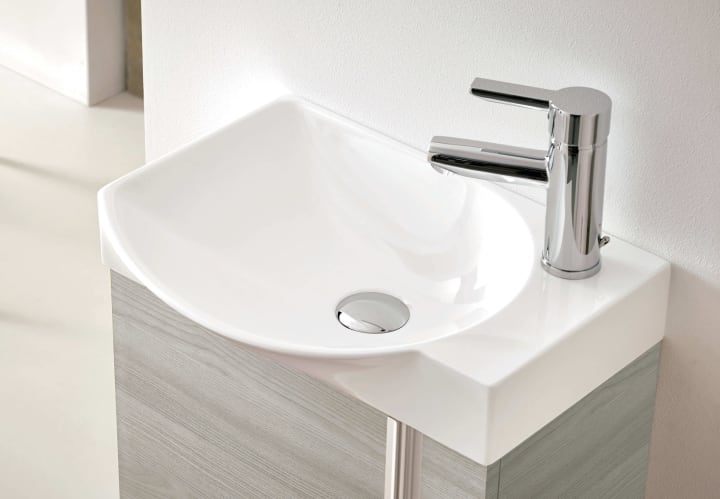 Conjunto completo mueble de baño fondo reducido 34 cm Royo Elegance Detalle 9
