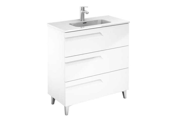 Conjunto mueble de baño fondo reducido 39 cm Royo Vitale 3d 13