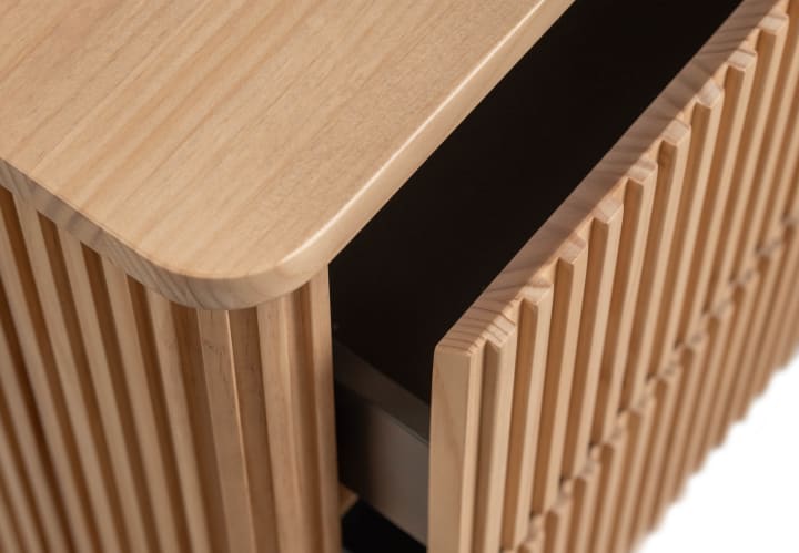 Mueble de baño con encimera de madera maciza Bruntec Baviera Detalle 6
