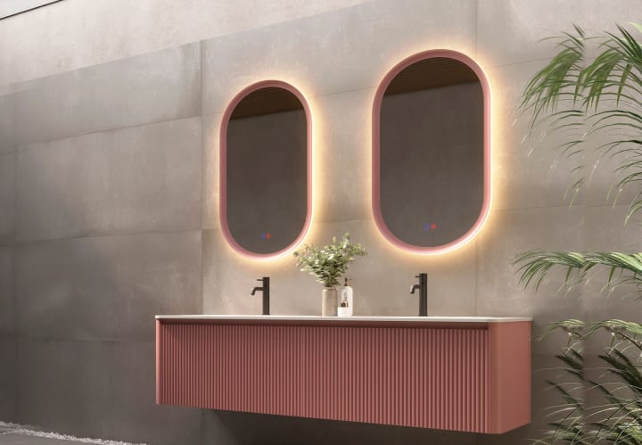 Espejo de baño con luz LED Ledimex Milano Principal 1