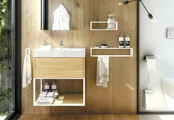 Toallero de baño Cosmic The Grid Ambiente 7