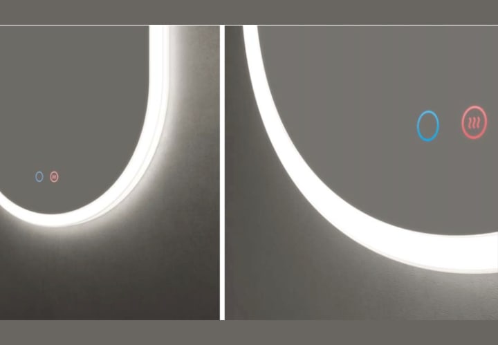 Espejo de baño con luz LED Ledimex Canadá Detalle 4