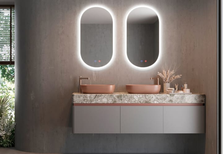 Espejo de baño con luz LED Ledimex Canadá Principal 1