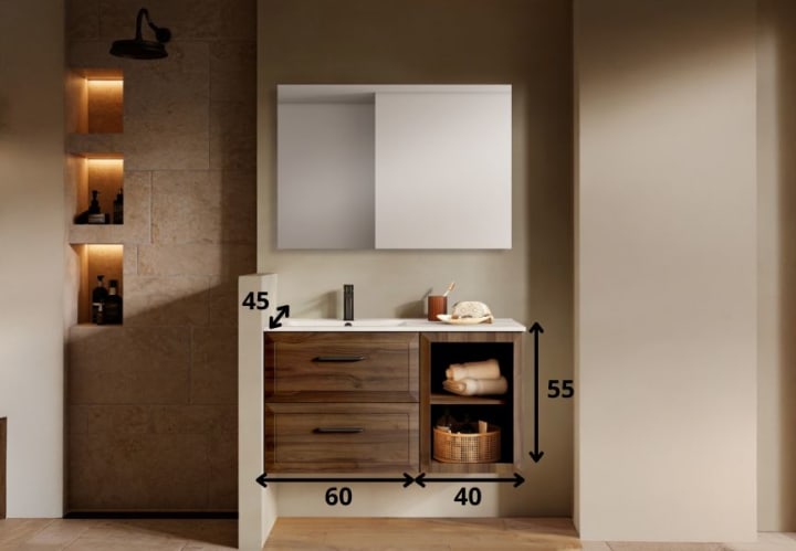 Mueble de baño Viso Delta Croquis 14