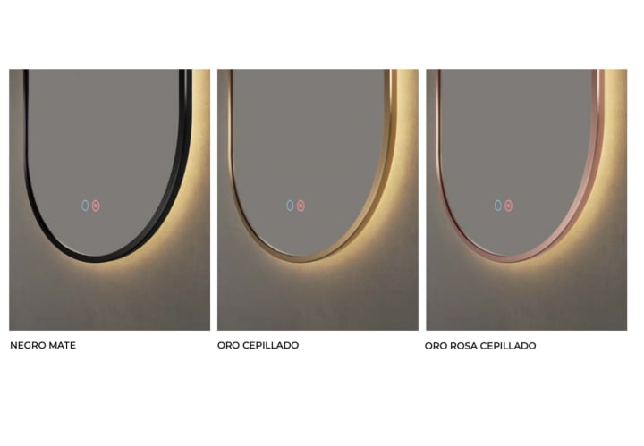 Espejo de baño con luz LED Ledimex Tokyo Detalle 6