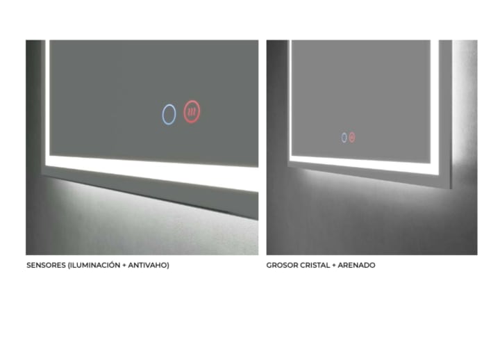 Espejo de baño con luz LED Ledimex Holanda Detalle 6