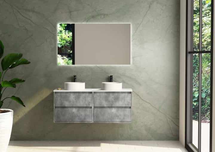 Mueble de baño con encimera de resina Bruntec Boston Principal 3