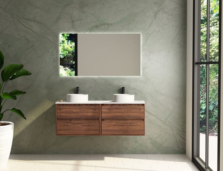 Mueble de baño con encimera de resina Bruntec Boston Principal 2
