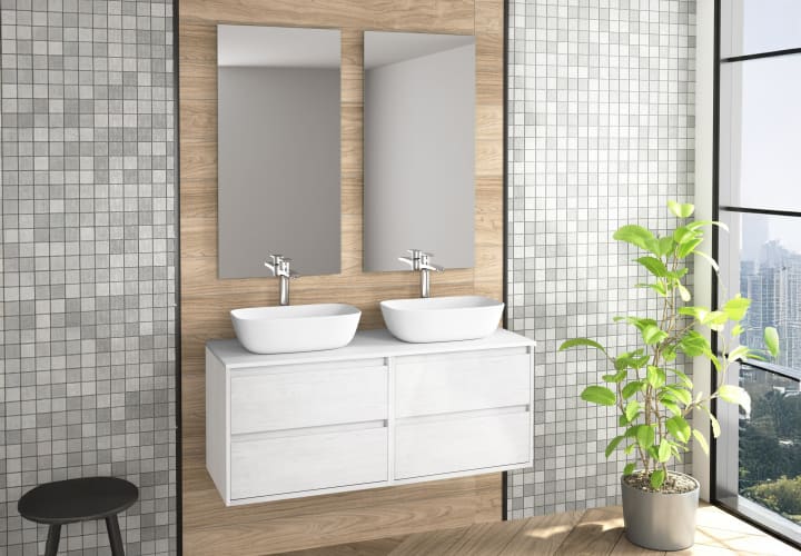 Mueble de baño con encimera de resina Bruntec Boston Principal 4