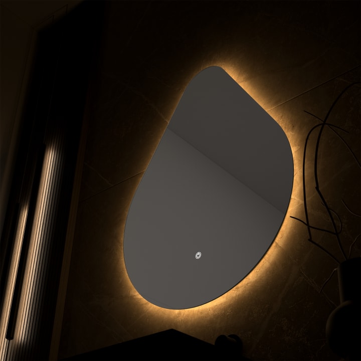 Espejo de baño con luz LED de Eurobath, Lluvia Detalle 5
