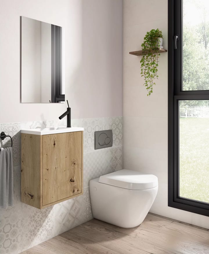 Conjunto completo mueble de baño de fondo reducido 22 cm Visobath Loft Principal 2