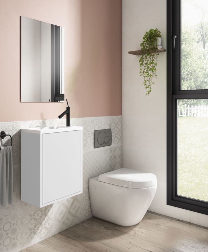 Conjunto completo mueble de baño de fondo reducido 22 cm Visobath Loft Principal 1