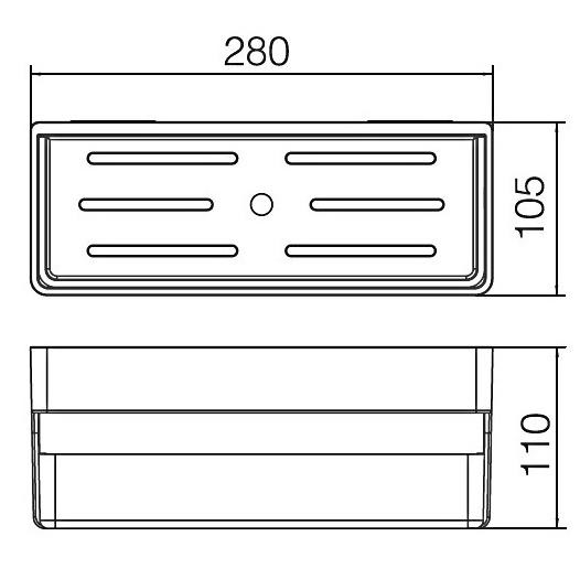 Cesta Imex de baño Croquis 1