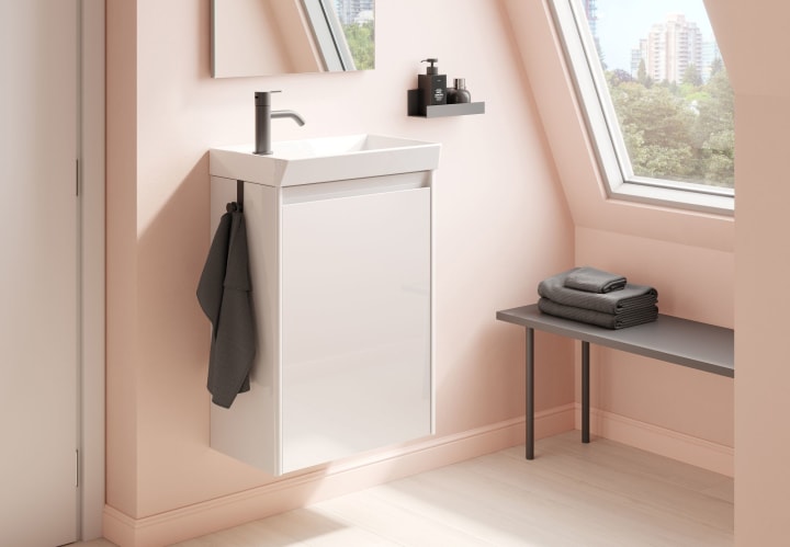 Conjunto completo mueble de baño fondo reducido 27,5 cm Royo Enjoy Detalle 8