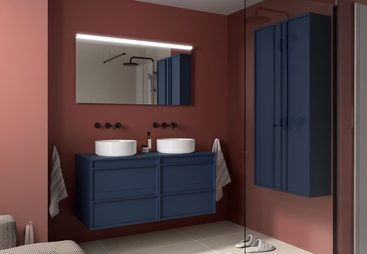 Mueble de baño con encimera de madera Salgar Attila Principal 6