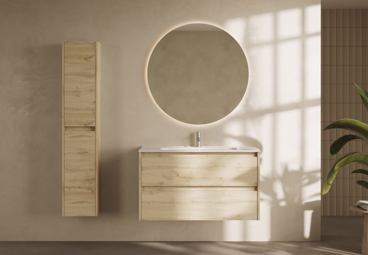Conjunto mueble de baño moderno Bruntec Oxford Principal 1