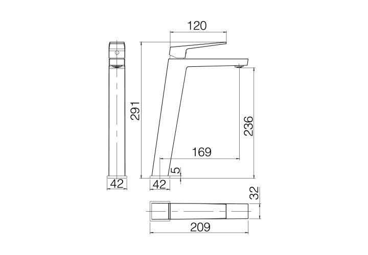 Grifo de lavabo Imex Art Croquis 8