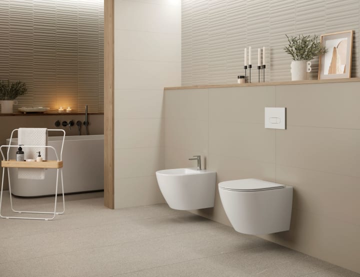 Pack inodoro suspendido + cisterna empotrada Bruntec Lisboa Ambiente 7