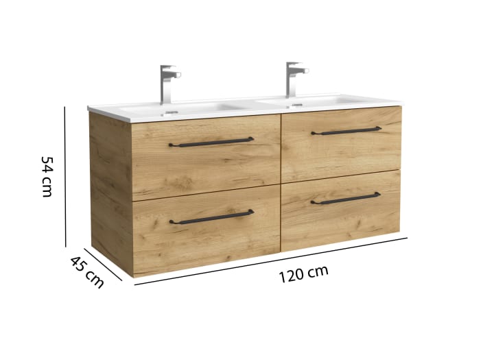 Conjunto mueble de baño Salgar Morai Croquis 7