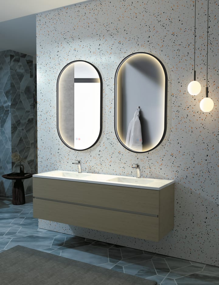 Espejo de baño con luz LED Ledimex Río Ambiente 5