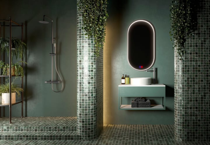 Espejo de baño con luz LED Ledimex Río Ambiente 6